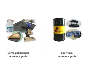 semi permanent vs sacrificial release agent