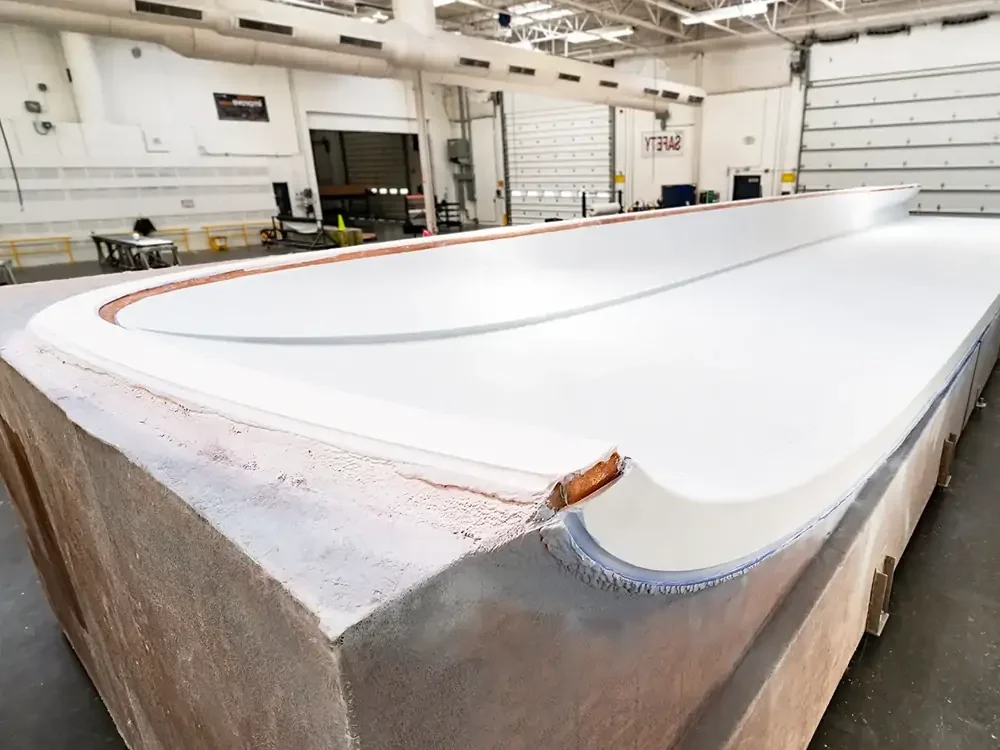 fiberglass boat female mold preparation